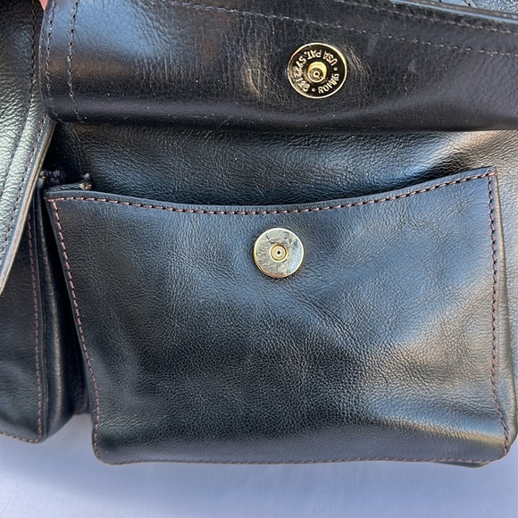 Black Dooney Bourke - Etsy Dooney & Bourke Black Satchel with Gold Accents